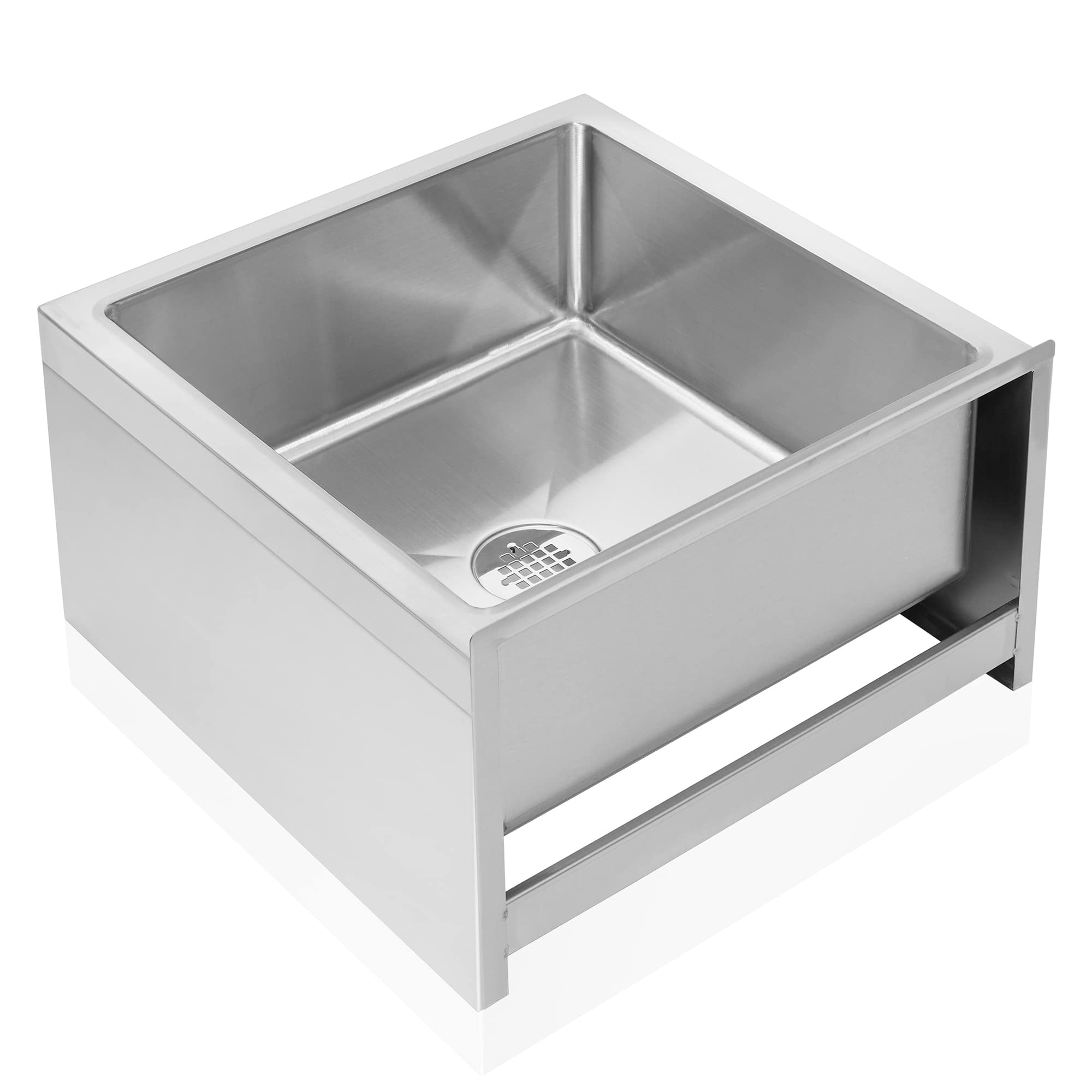 山水19 GRIDMANN Stainless Steel Floor Mop Sink - 19